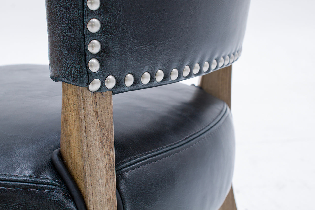 Duke Bar Chair - Ink Blue