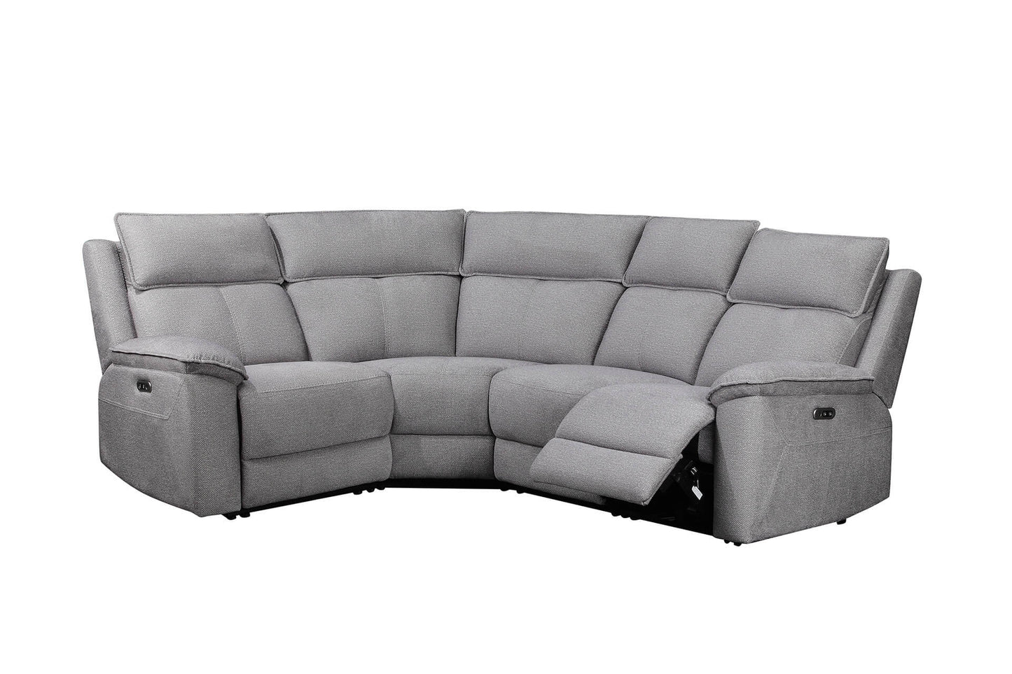 Blaine Corner Group Electric Recliner - Greige