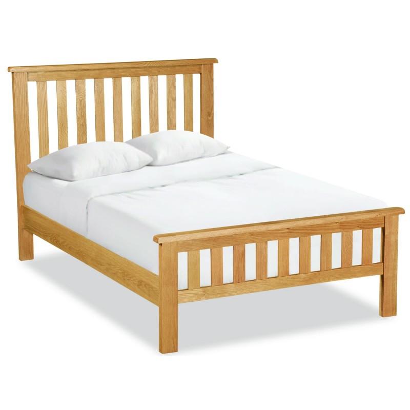 Salisbury Lite 4'6 - Double Slatted Low Bed