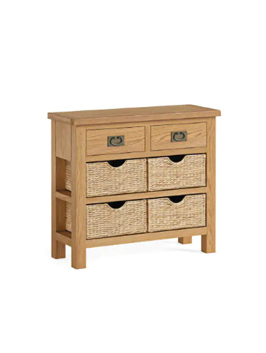 Salisbury Console Table With Baskets
