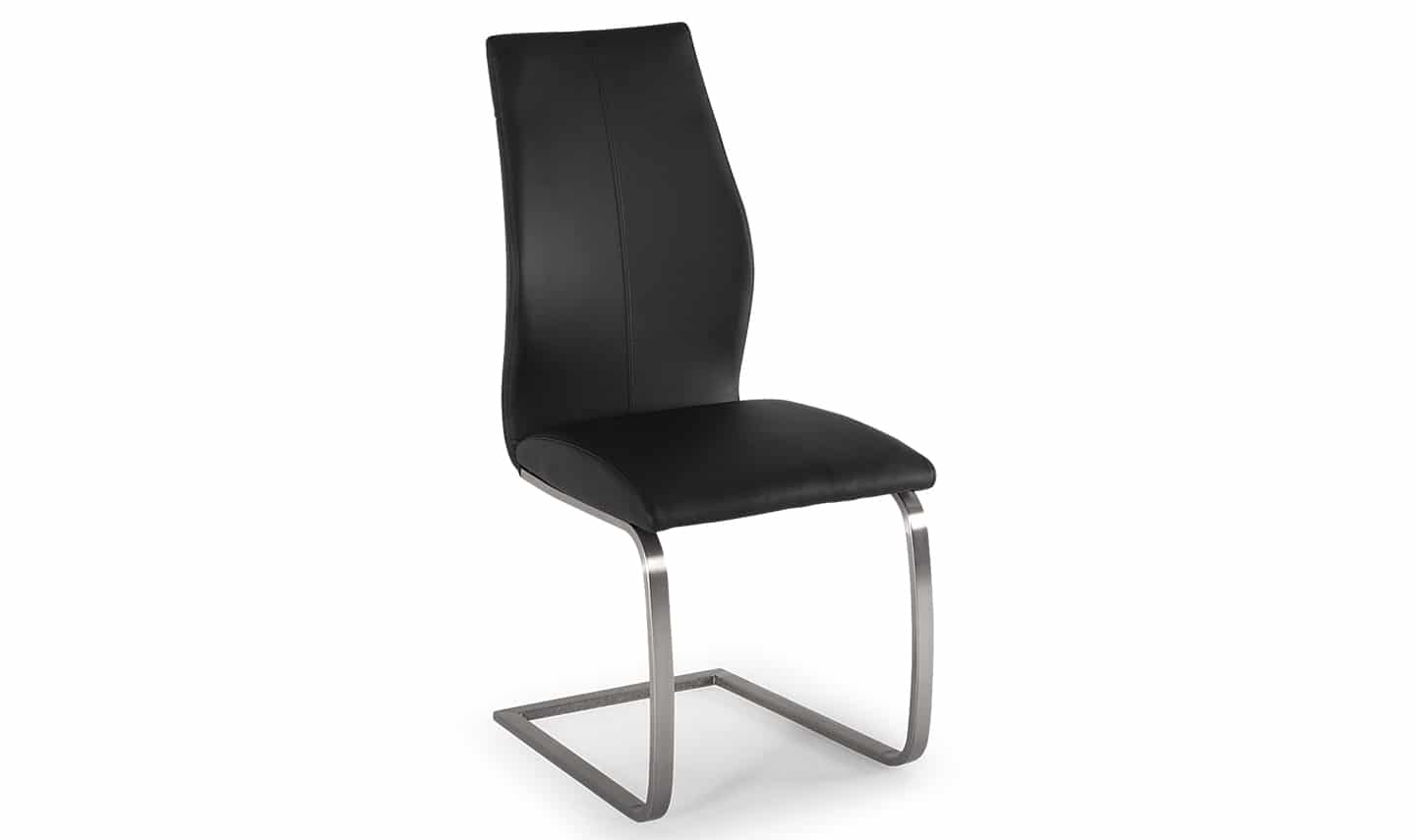 Irma Dining Chair - Brushed Steel