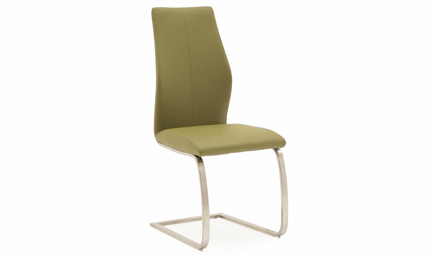 Irma Dining Chair - Brushed Steel
