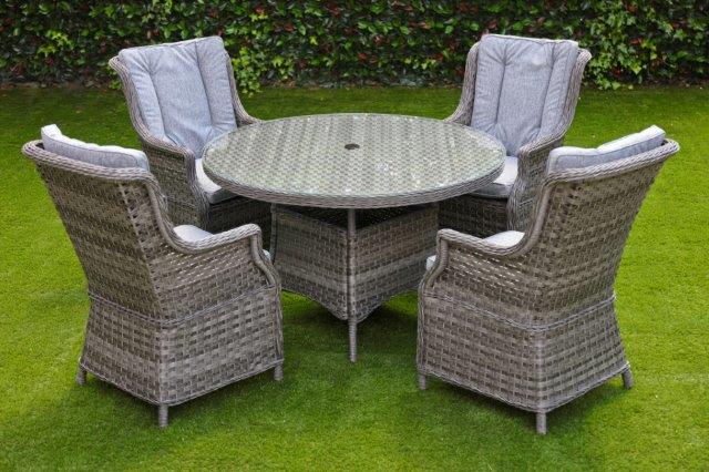 Amalfie 4 Seater Rattan Garden Set