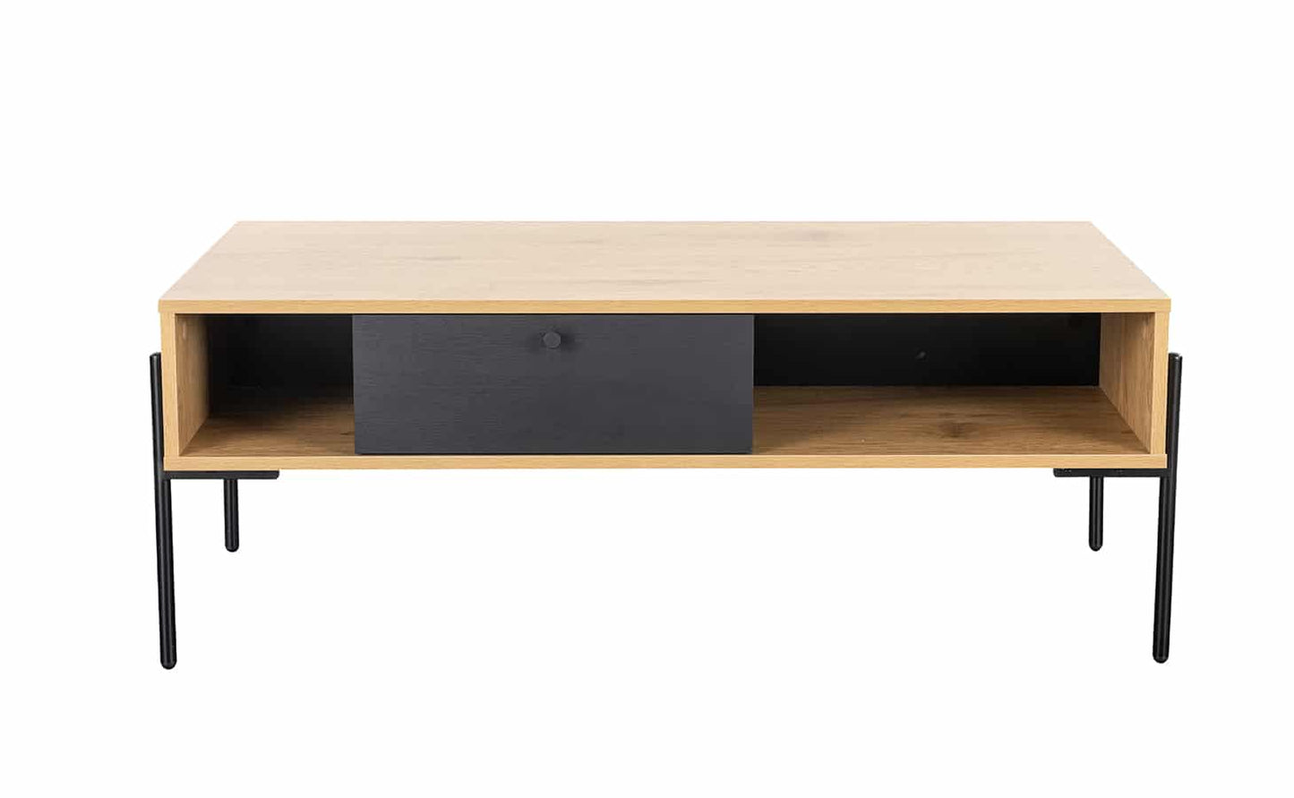 Madrid Coffee Table 1200 - Oak and Black