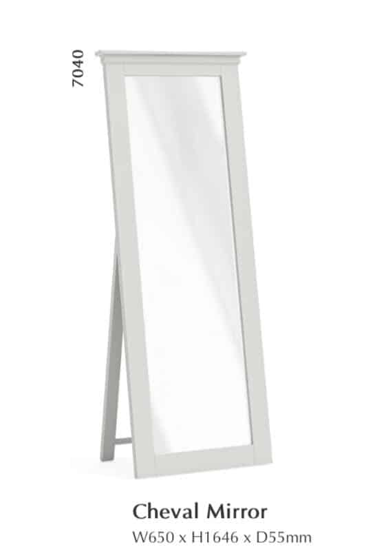 Bordeaux Cheval Mirrors - Grey
