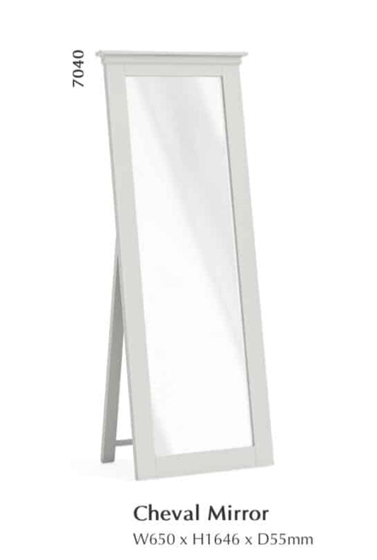 Bordeaux Cheval Mirrors - Grey