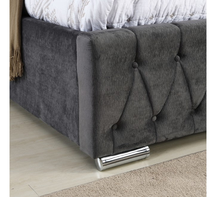 Jersey Gas-Lift Bed - Grey