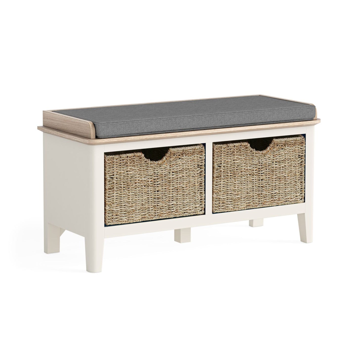 Marlow Storage Bench - Coconut