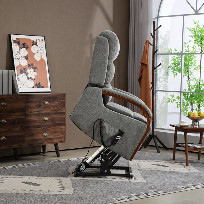 Eastborne Lift Tilt Chair - Grey Fabric