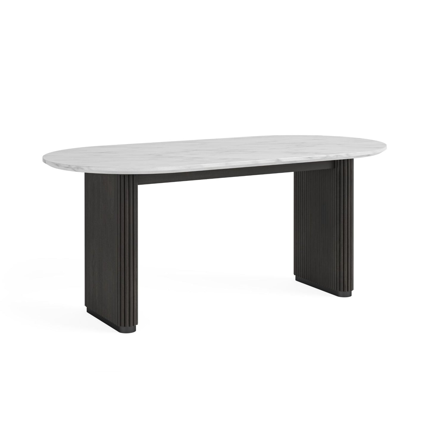 Lucas Oval Dining Table - Marble