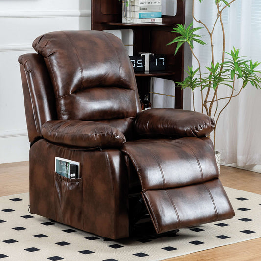Lincoln Lift & Tilt - Two Tone Brown Leather