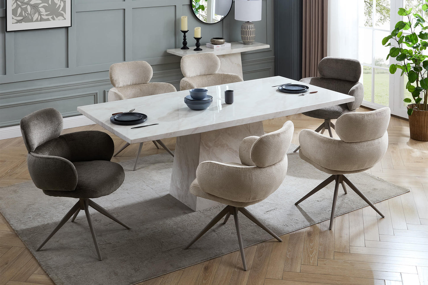 Apollo Dining Chair - Beige