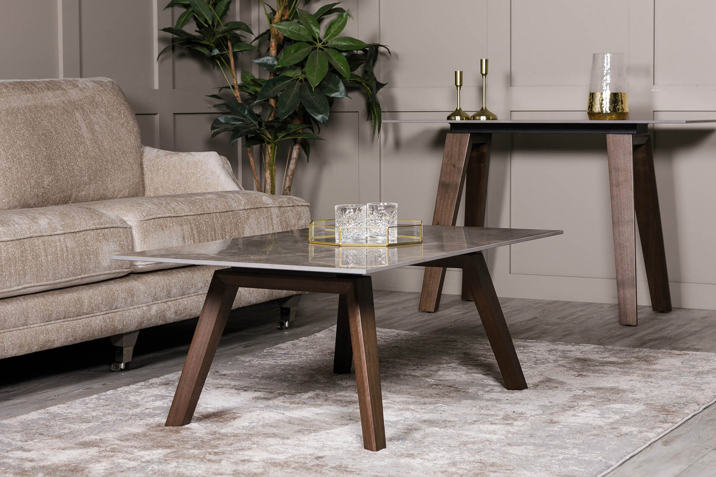 Axton Coffee Table - Latte