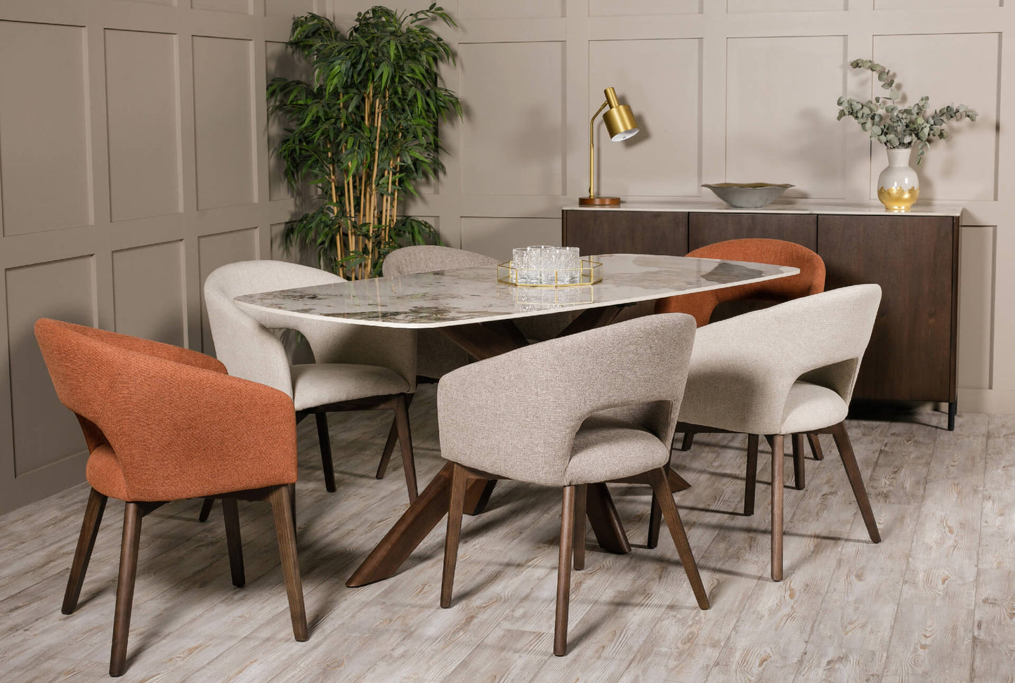 Ariya 1800 Dining Table - Brown