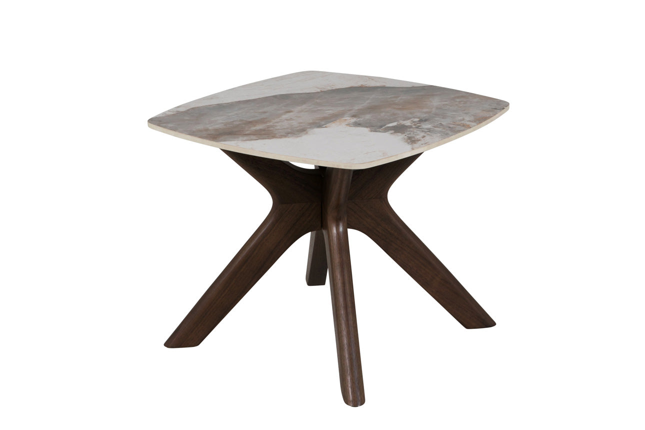 Ariya Lamp Table - Brown