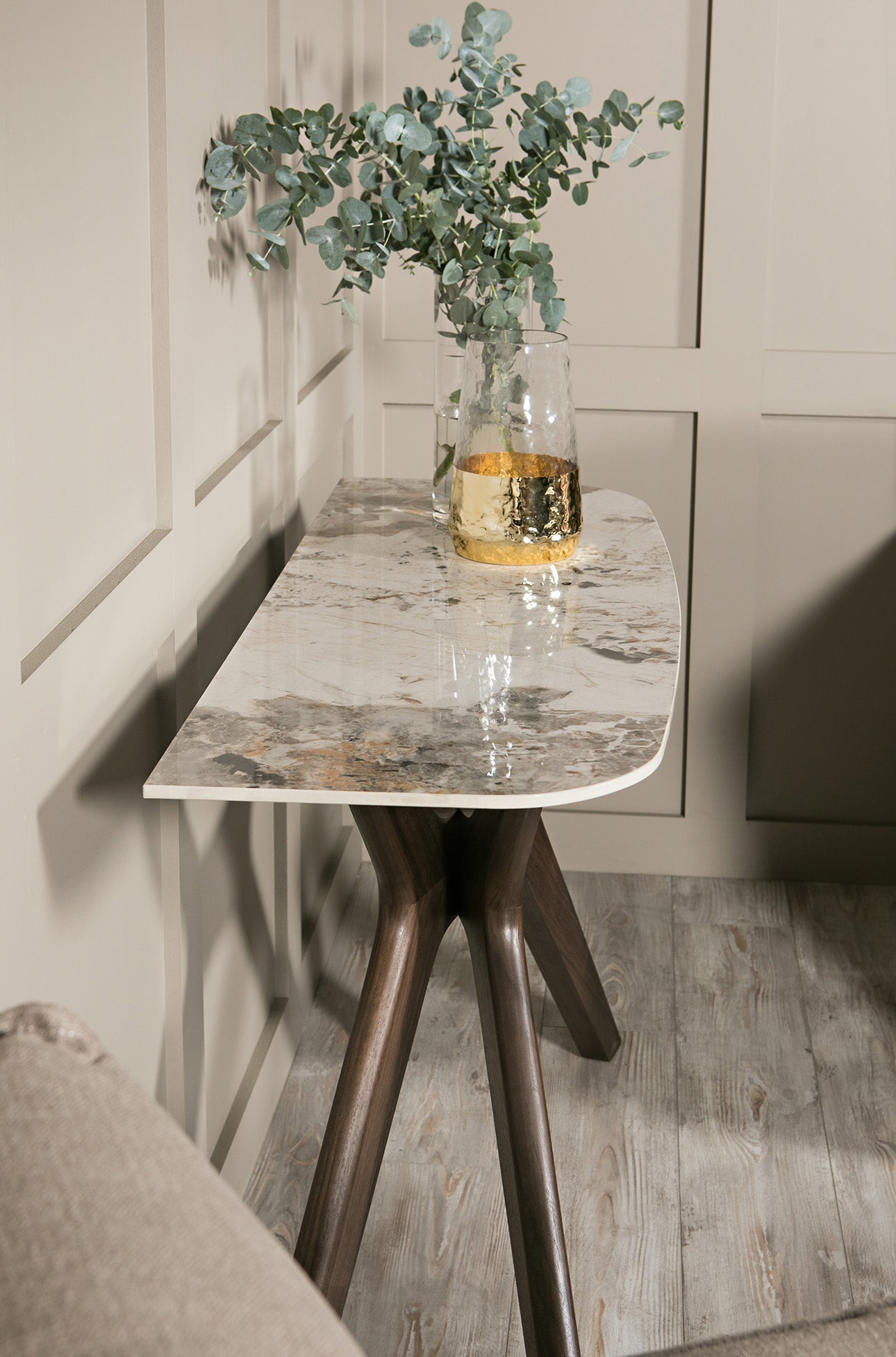 Ariya Console Table - Brown