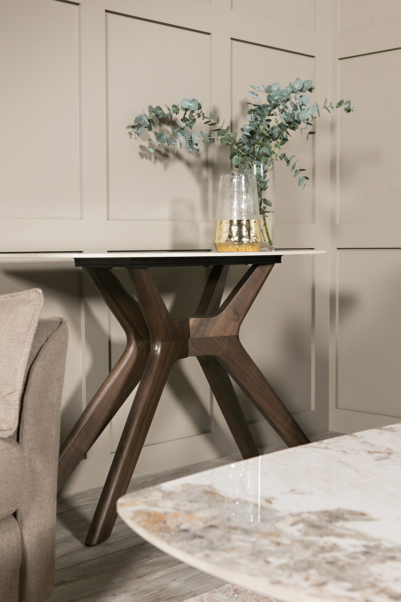 Ariya Console Table - Brown