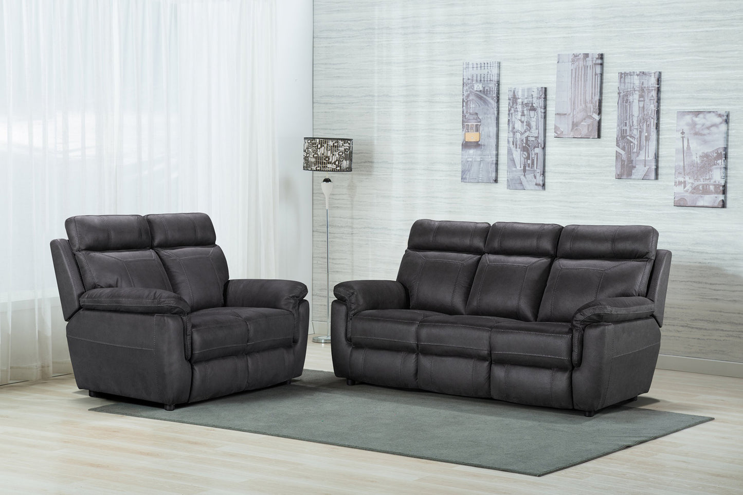 Baxter 3 Seater Sofa - Azul