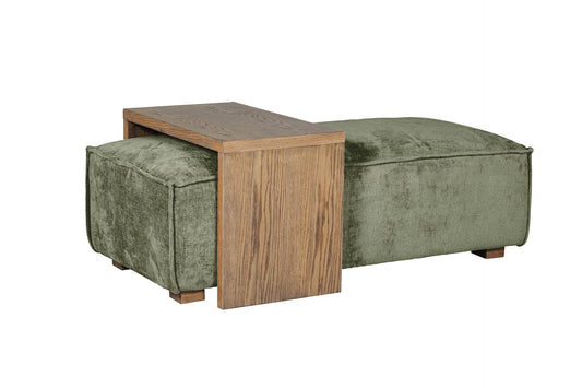 Bodhi Ottoman and Coffee Table Set - Olive