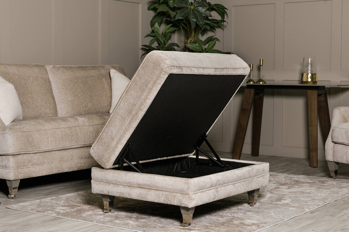 Belvedere Ottoman - Mink