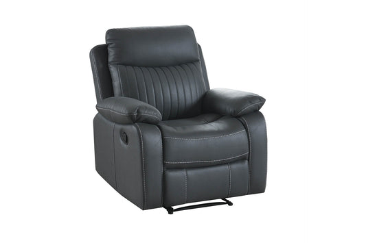 Barkley 1 Seater Manual Recliner - Dark Grey