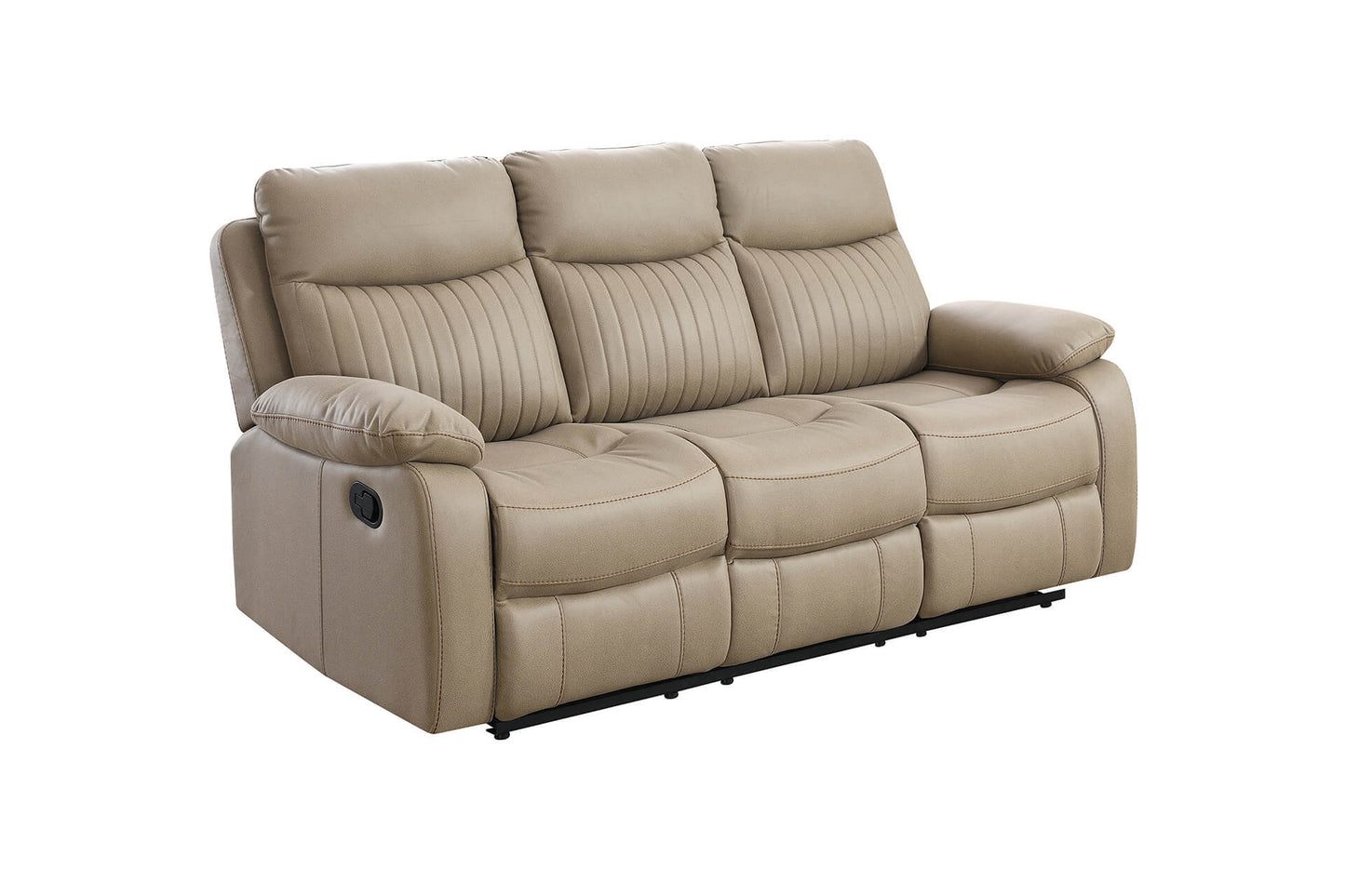 Barkley 3 Seater Manual Recliner - Brown