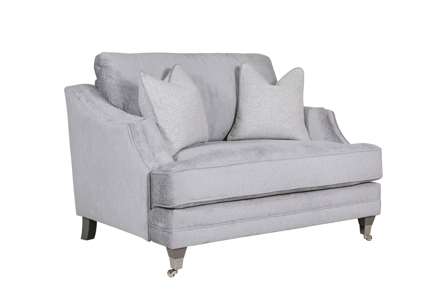 Belvedere Snuggle Fixed Back - Silver