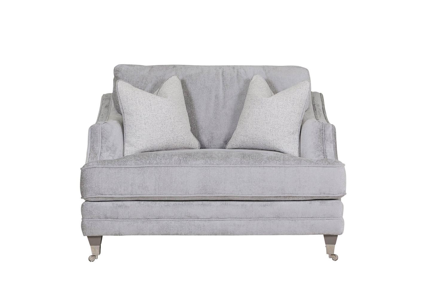 Belvedere Snuggle Fixed Back - Silver