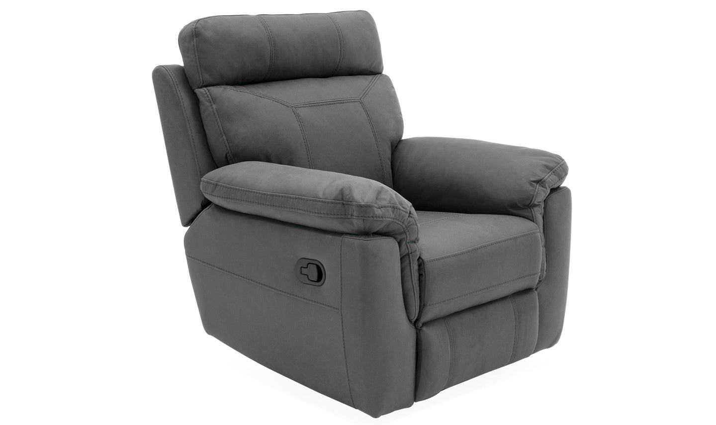 Baxter 1 Seater Manual Recliner - Grey