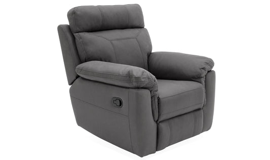 Baxter 1 Seater Manual Recliner - Grey