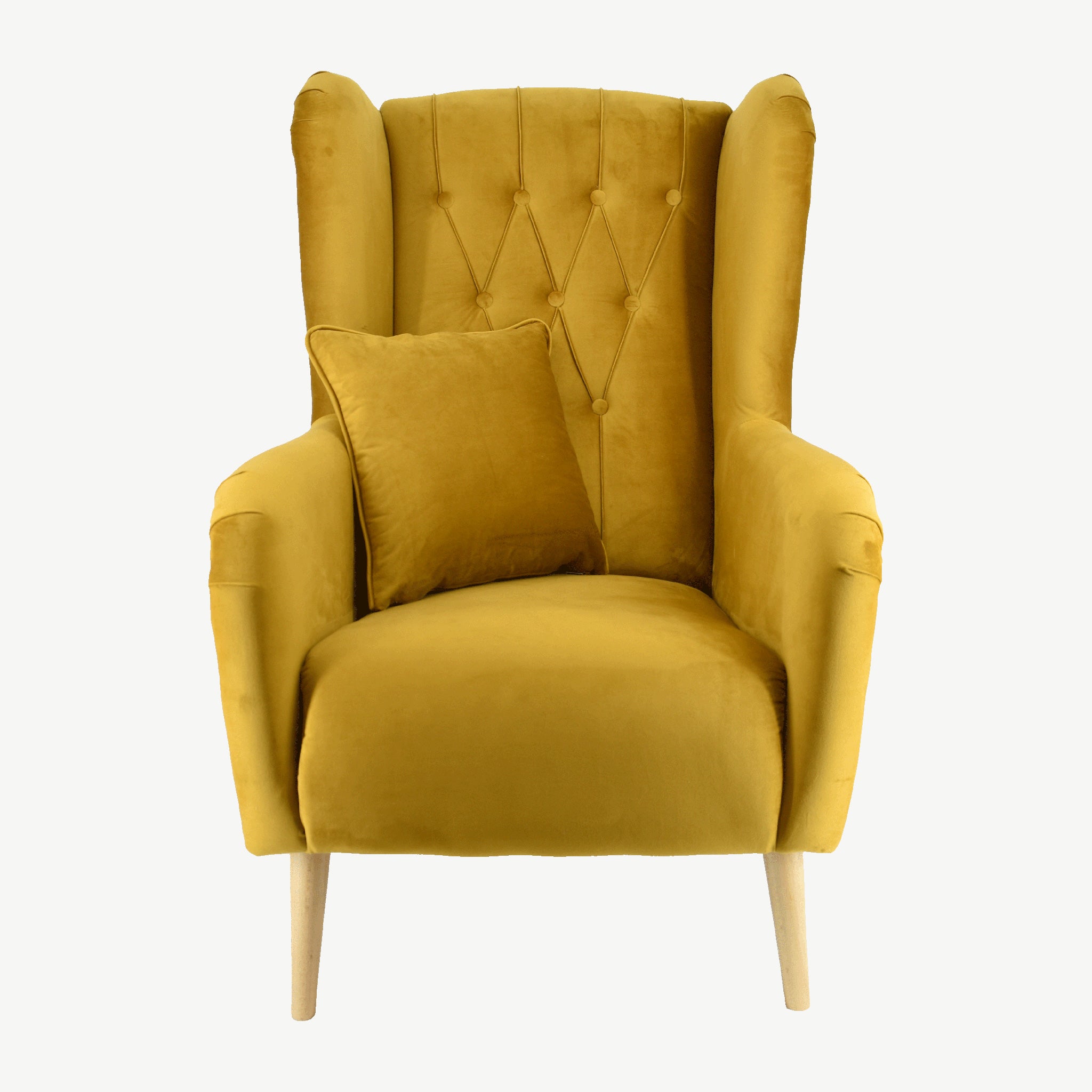 Arm chair mustard sale