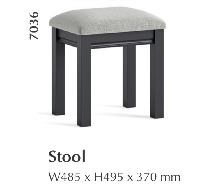 Bordeaux Stool - Charcoal