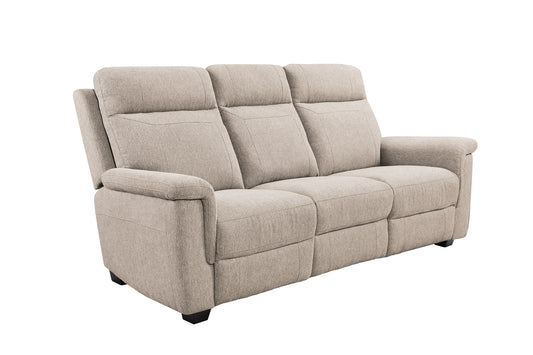 Bowie 3 Seater Fixed Sofa - Beige