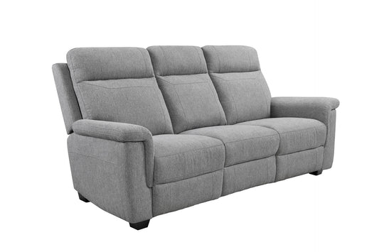 Bowie 3 Seater Fixed Sofa - Grey