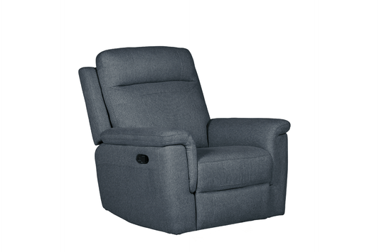 Bowie 1 Seater Manual Recliner - Azul