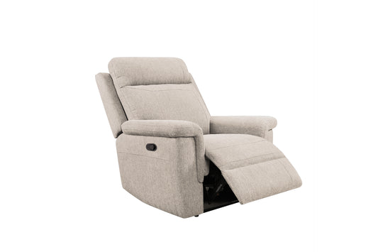 Bowie 1 Seater Manual Recliner - Beige