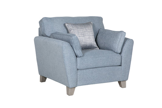 Cantrell 1 Seater Sofa - Blue