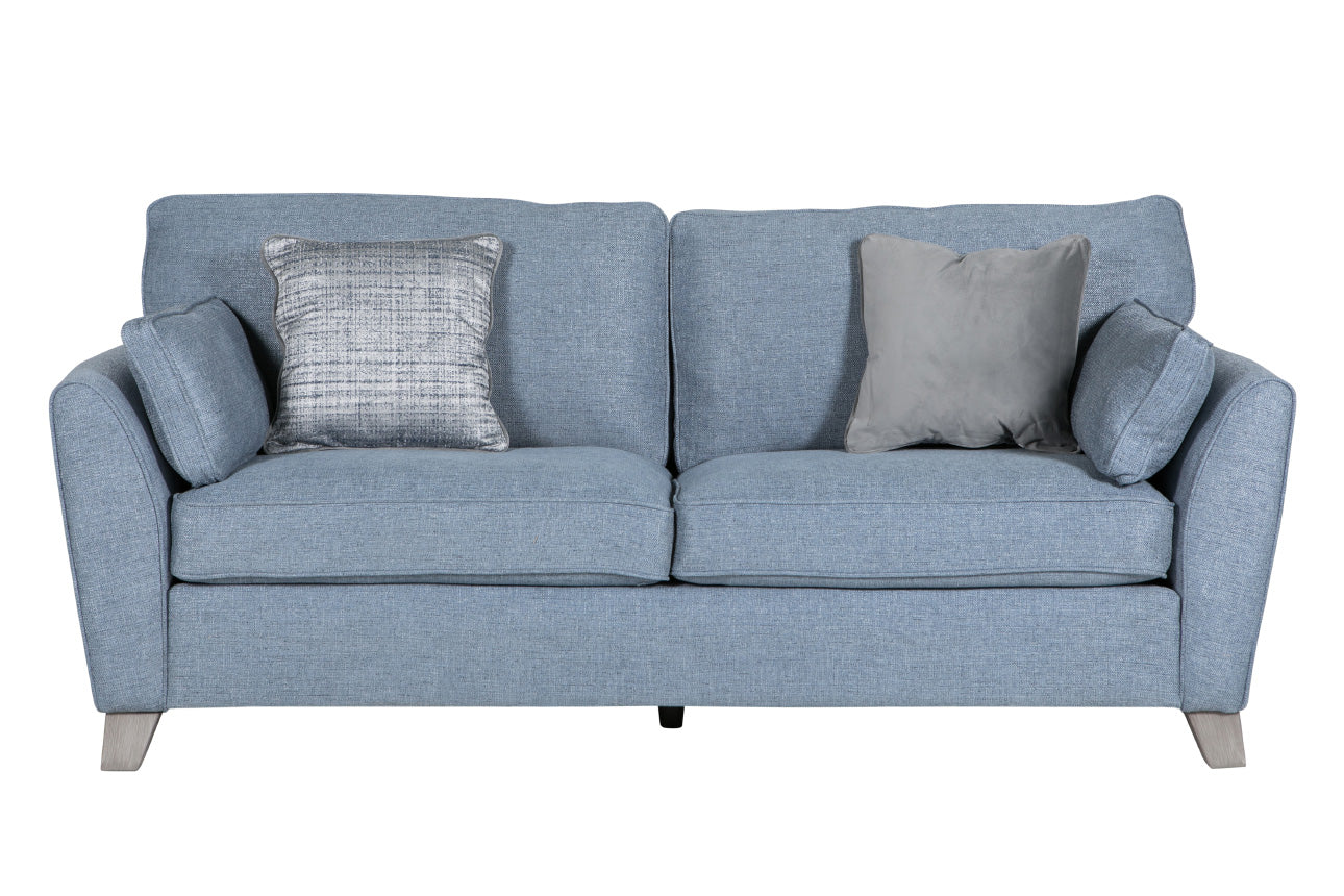 Cantrell 3 Seater Sofa - Blue