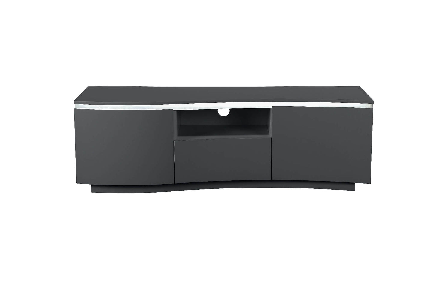 Daiva LED TV Unit - Charcoal