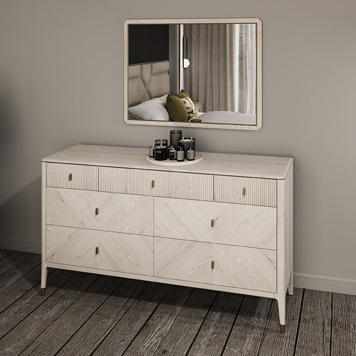 Diletta 7 Drawer Chest - Stone