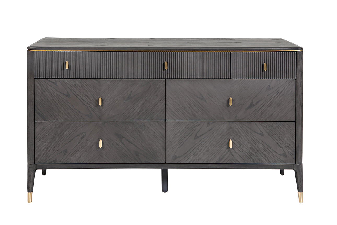 Diletta 7 Drawer Chest - Ebony