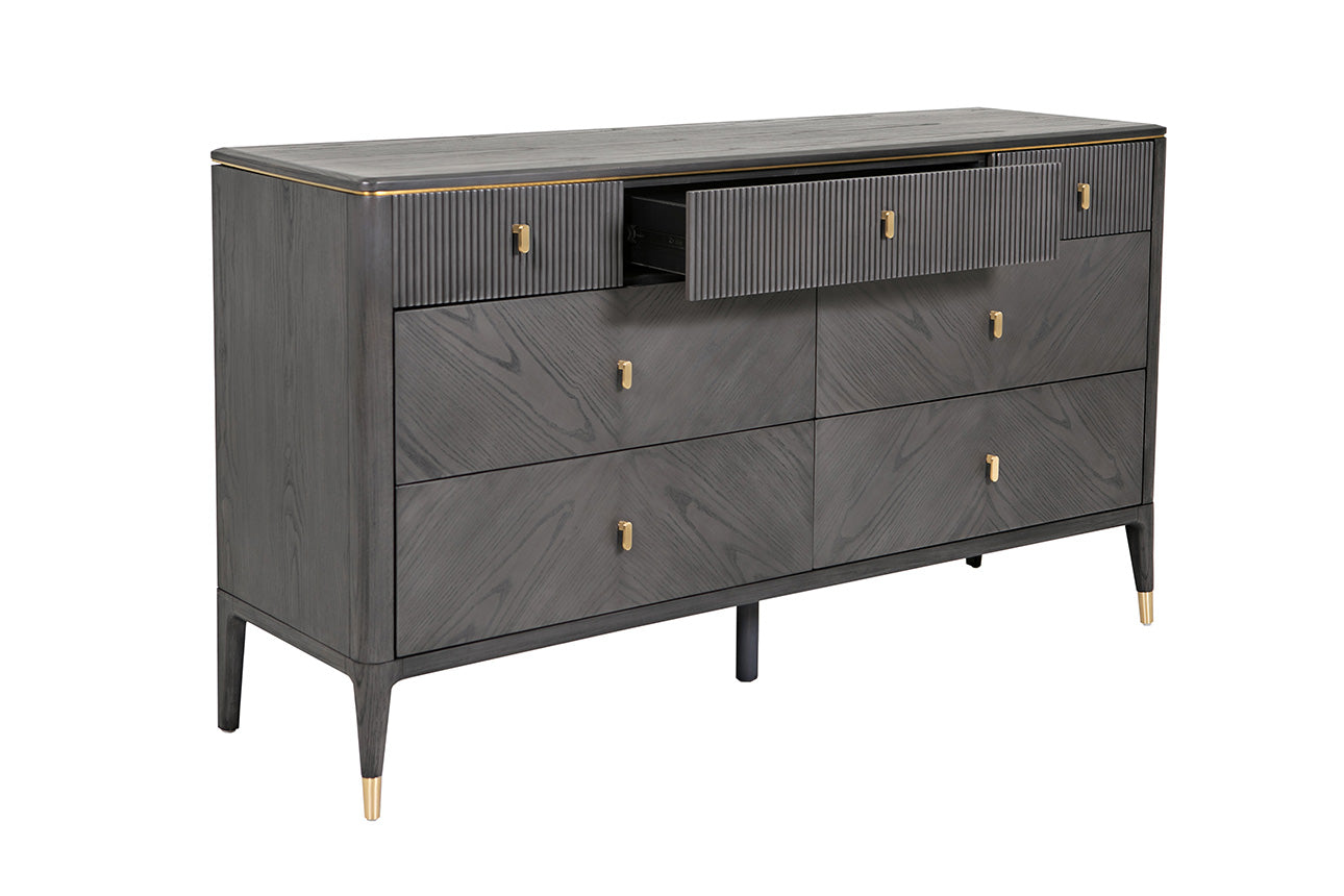 Diletta 7 Drawer Chest - Ebony