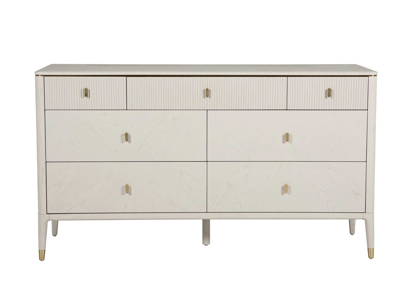 Diletta 7 Drawer Chest - Stone