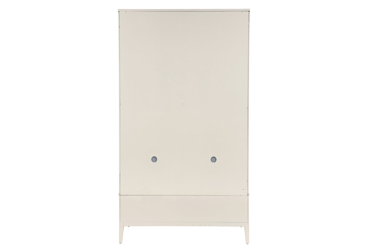 Diletta 2 Door Wardrobe - Stone