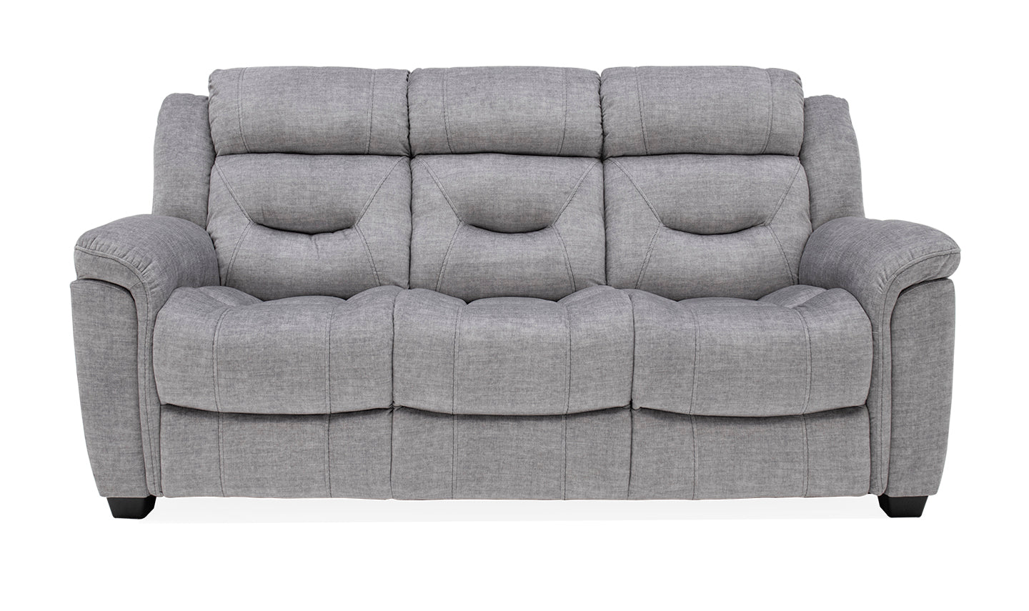 Dudley Fixed 3 Seater Sofa - Grey