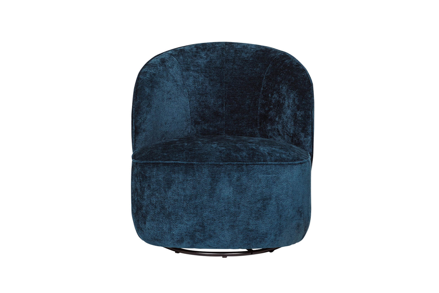 Edie Swivel Accent Chair - Blue