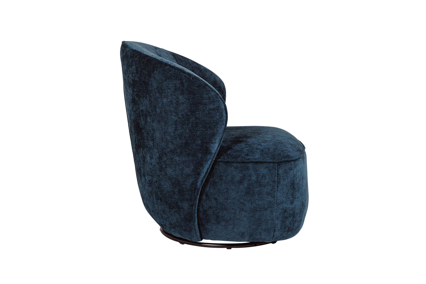 Edie Swivel Accent Chair - Blue