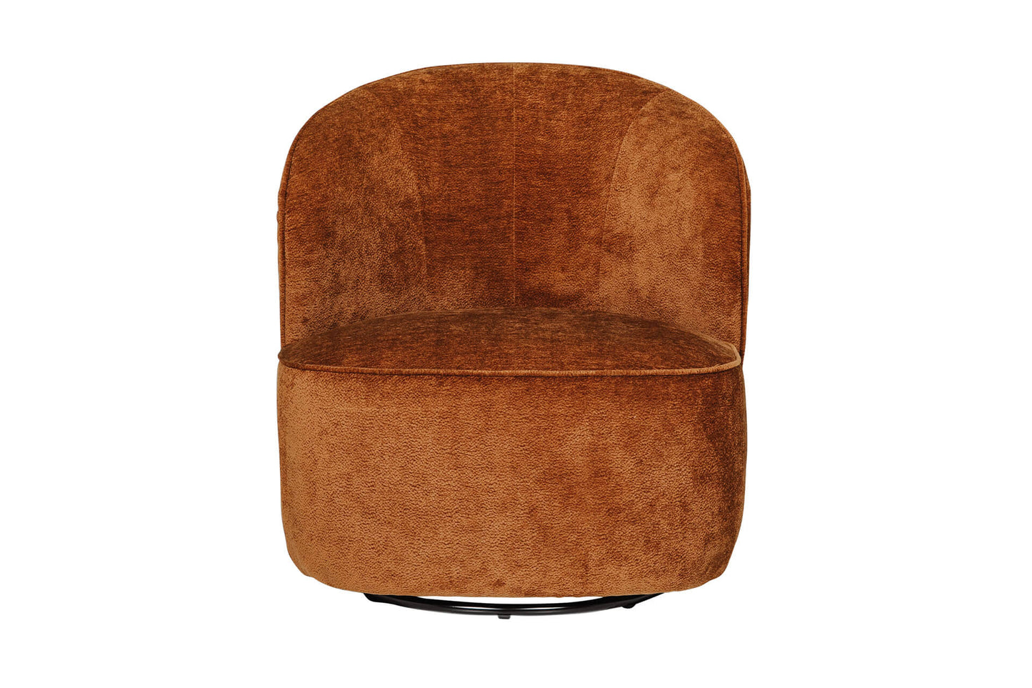 Edie Swivel Accent Chair - Rust