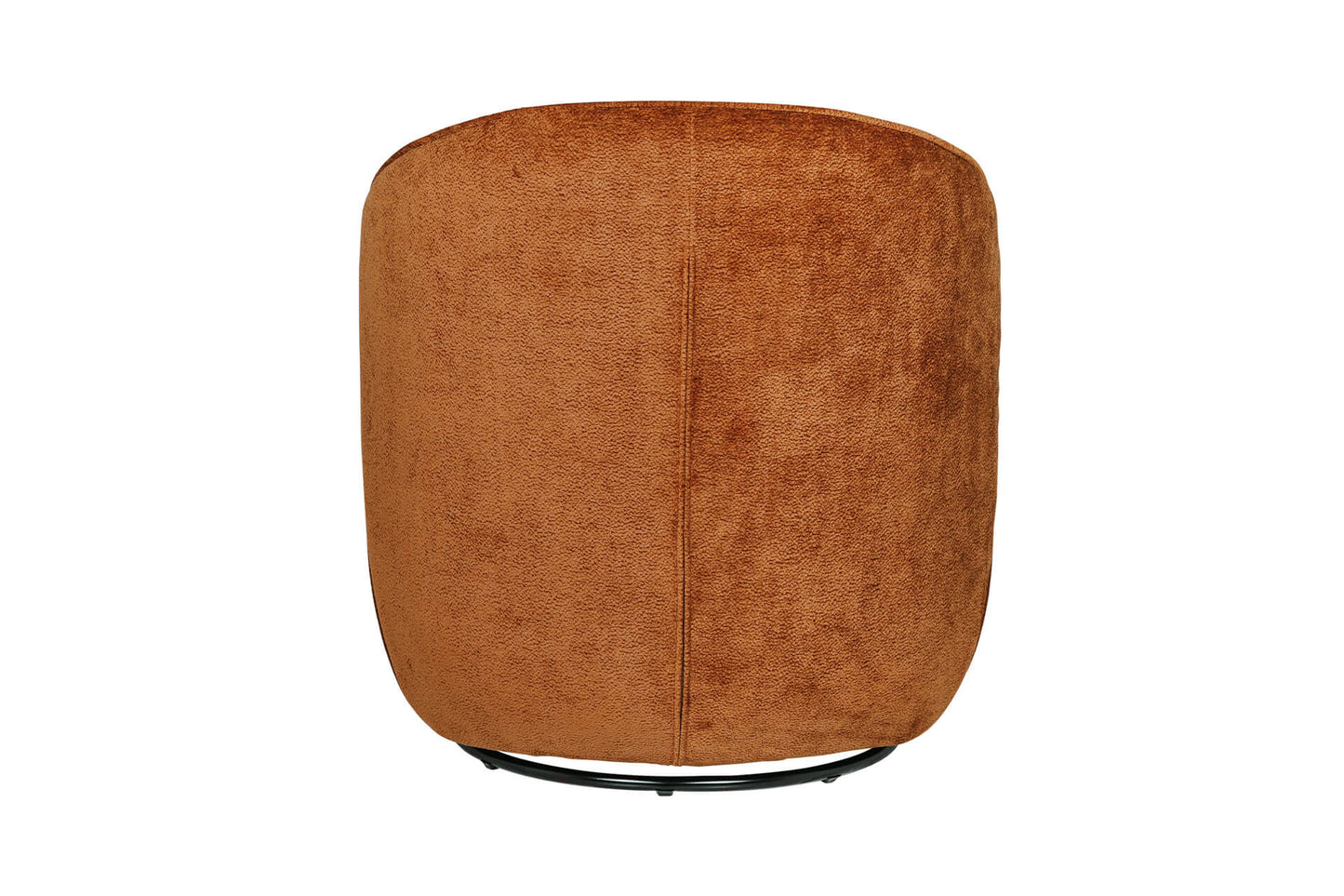 Edie Swivel Accent Chair - Rust