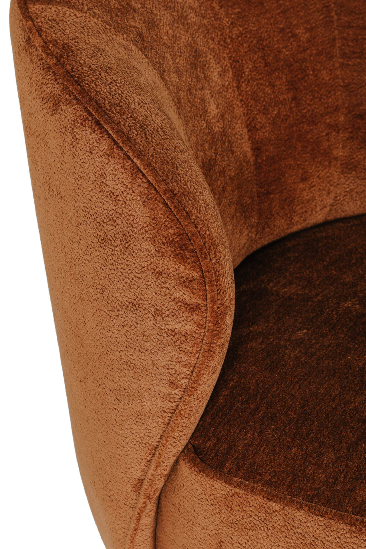 Edie Swivel Accent Chair - Rust